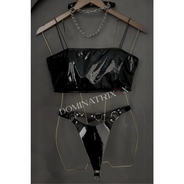 Set Lingerie DommeX - Preto / Único / P