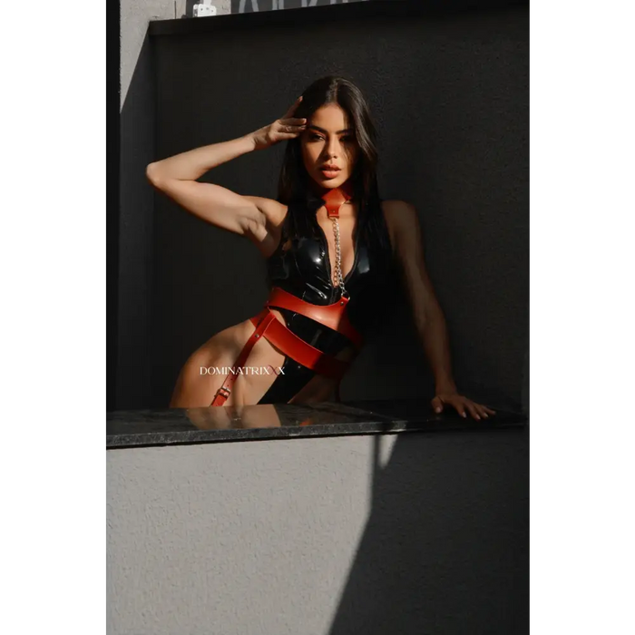 Vinyl Bodysuit & Set Vicky