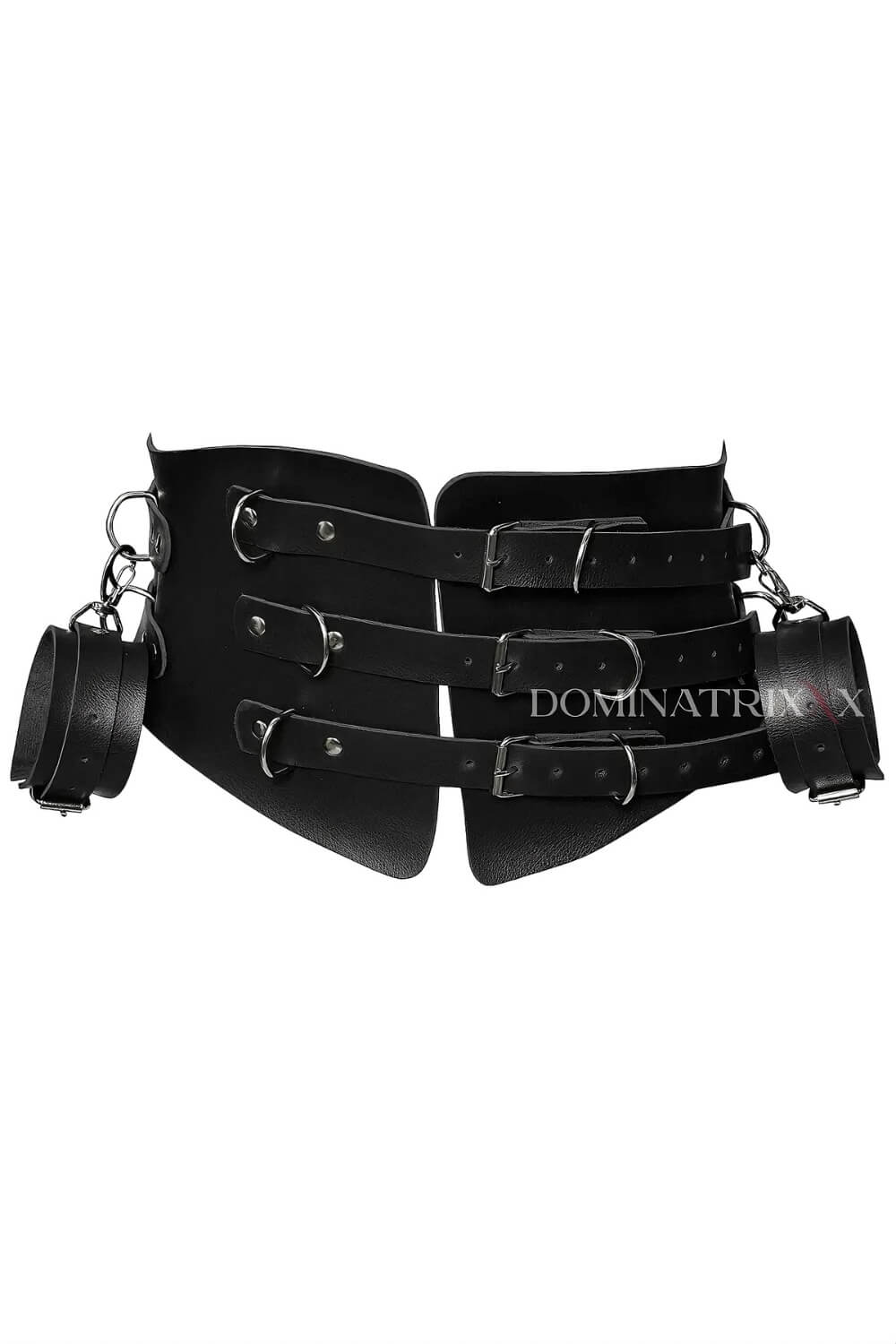 Conjunto de corsé y puños