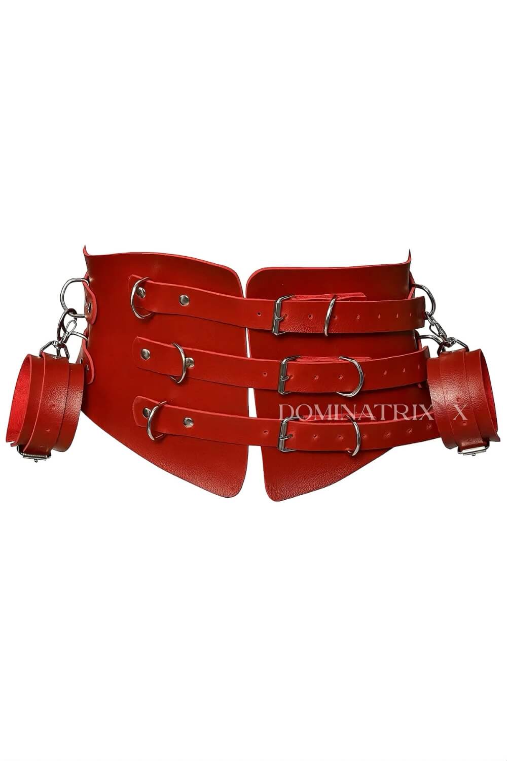Conjunto de corsé y puños