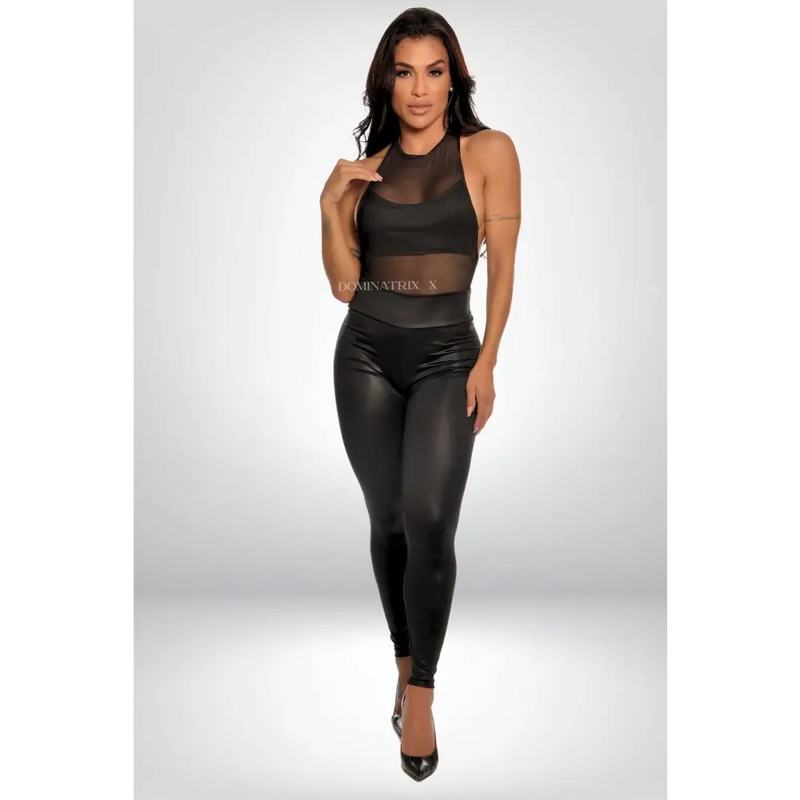 Conjunto Bodysuit e Legging Dominatrix