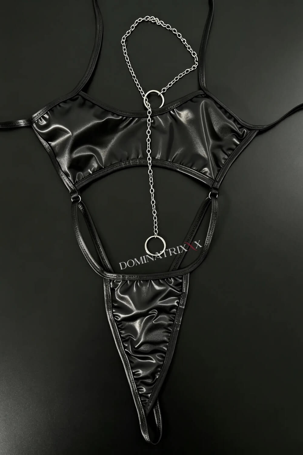 Lana Bodysuit & Double-Ring Tie Necklace Set