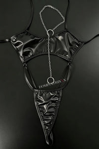 Lana Bodysuit & Double-Ring Tie Necklace Set