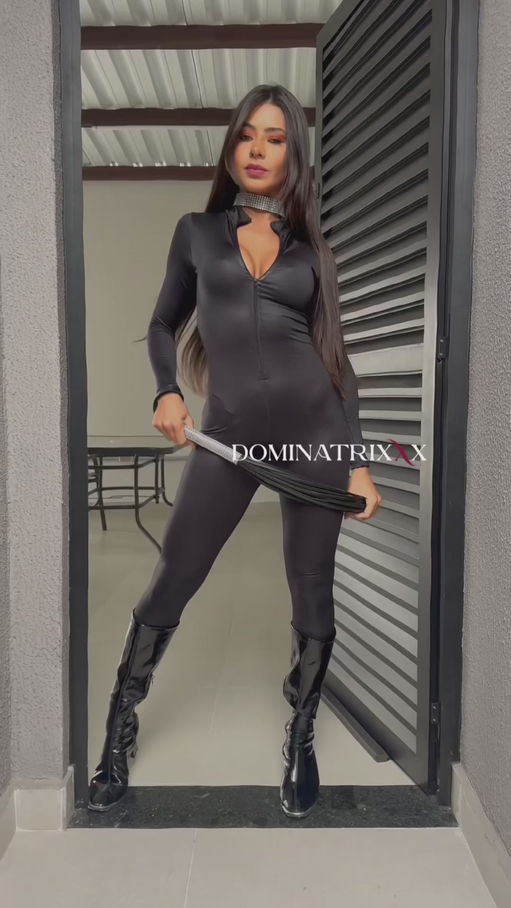 Catsuit and Strass Set