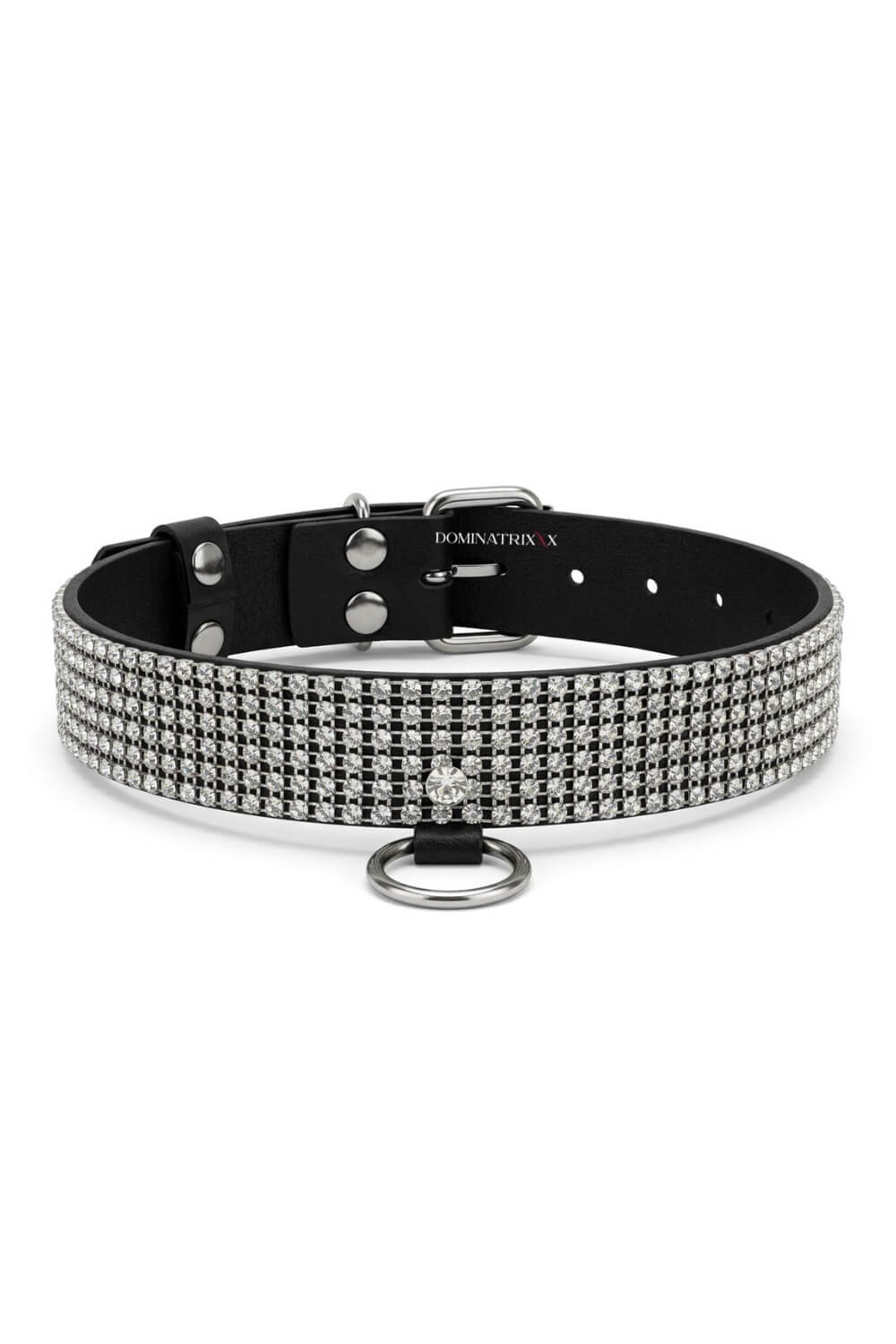 Strass Choker with Ring