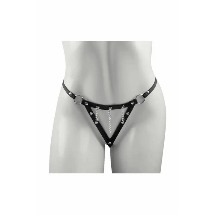 Tanga Dominadora com Corrente Vertical - Dominatrixxx