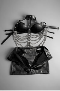 Tokyo Skirt, Bra & Hot Pants Set