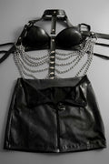 Tokyo Skirt, Bra & Hot Pants Set