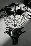 Top, Hot Pants & Chain Accessory Set
