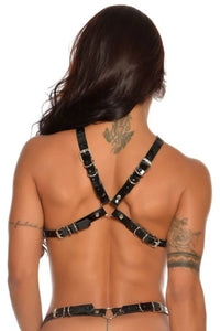 Molly Top, Vinyl Leggings & Crystal Choker Set